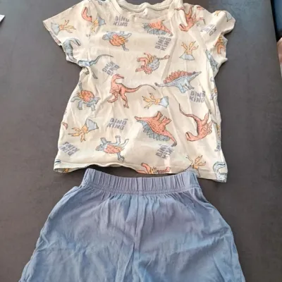 Pyjama été dinosaure 5 ans